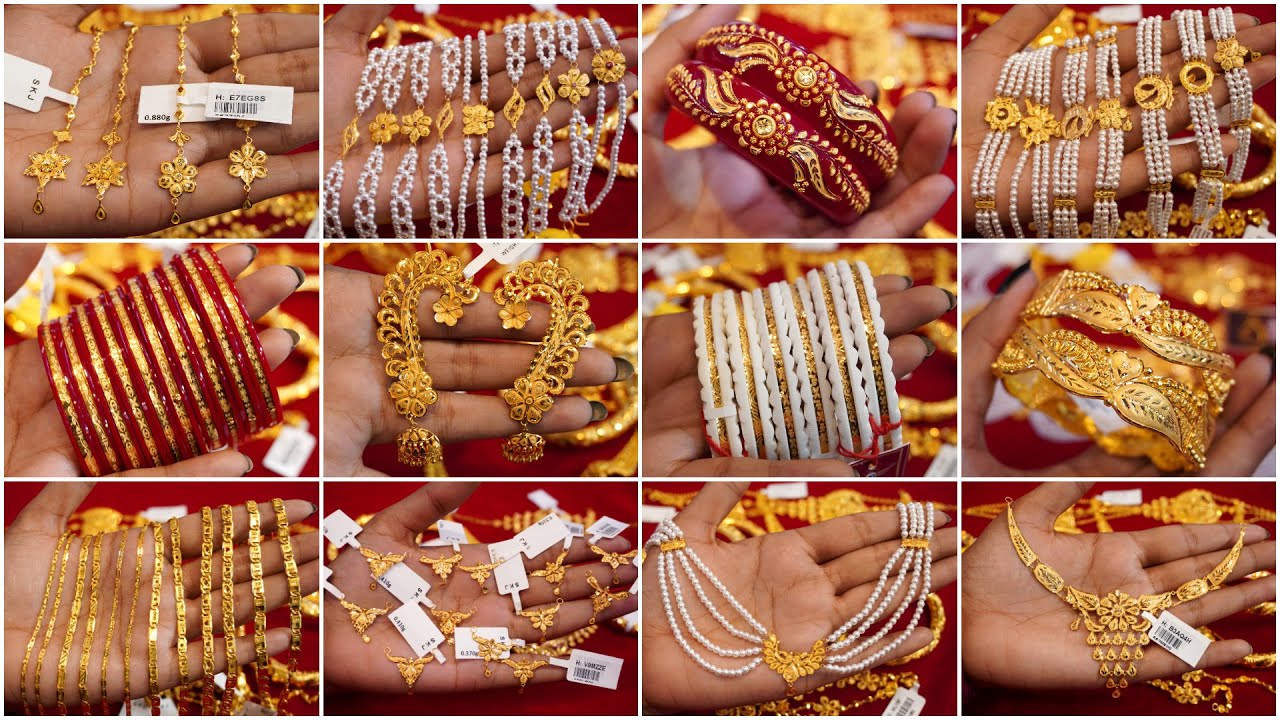 DHAMAKA🔥 Matro 1 Gram Theke Gold Jewellery 😍😲| Necklace/Choker/Sakha/Pola/Tikli/Noya/Earrings 17