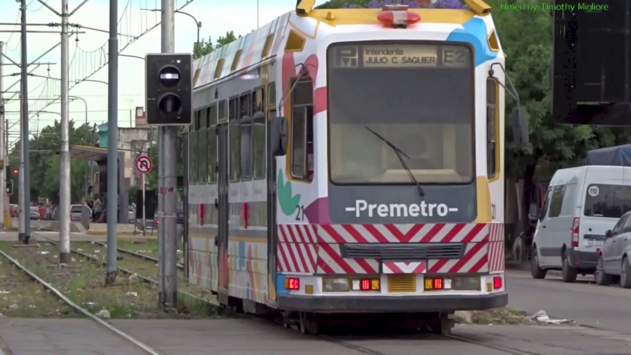 Trams (PreMetro) in Buenos Aires, Argentina - Premetro (subte de Buenos Aires)