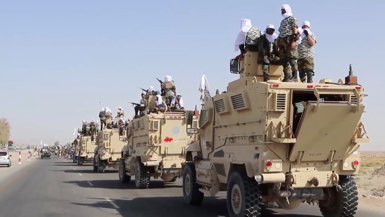 GLOBALink | Taliban hold parade with U.S.-made military vehicles in Kandahar