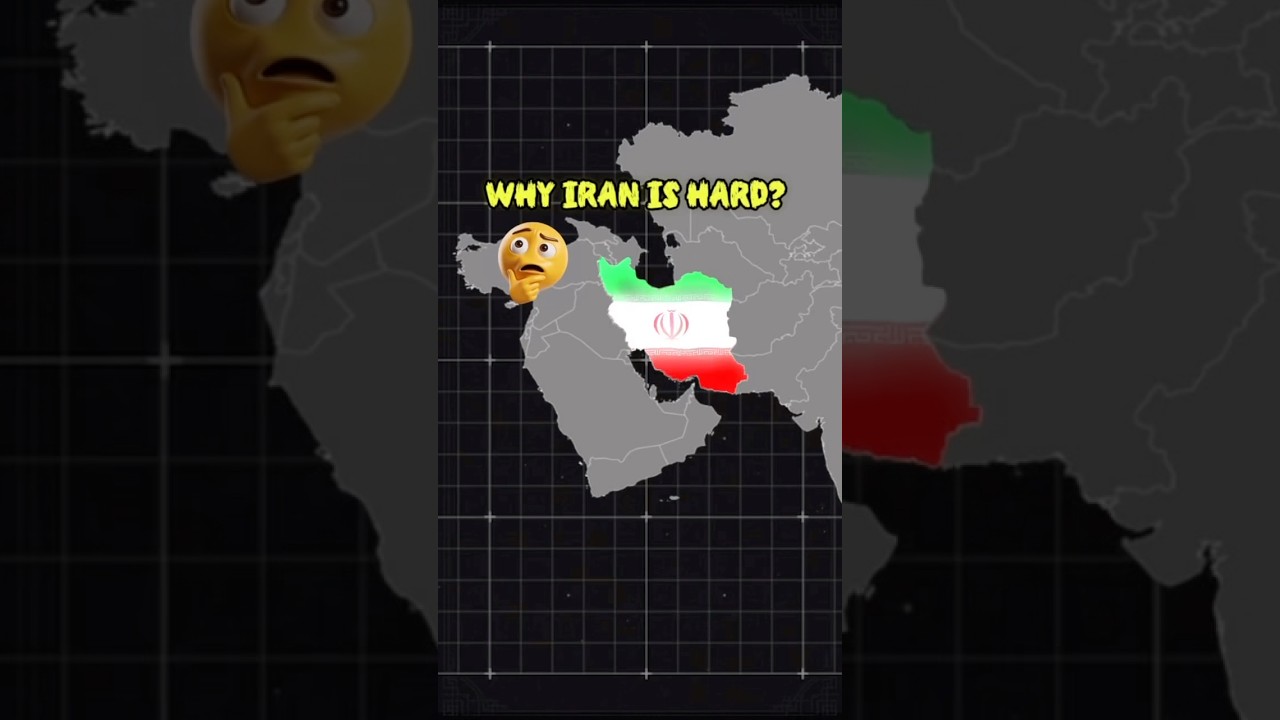 Can Israel Actually Defeat Iran? 🇮🇷🇮🇱 #iran #maps #geopolitics