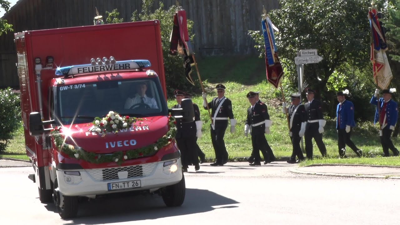 Feuerwehr Abt. Tannau Fahrzeugweihe