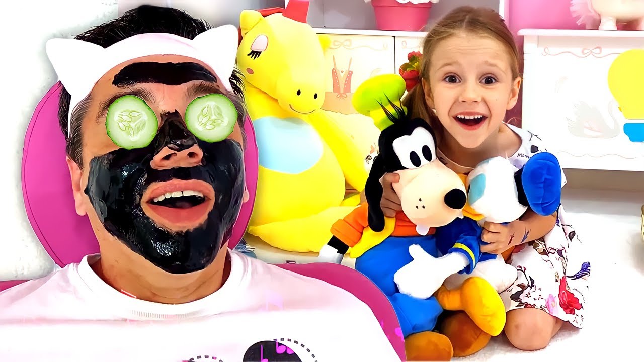 ناستيا وبابا في صالون تجميل! الحلقات الأكثر إثارة من ناستيا
