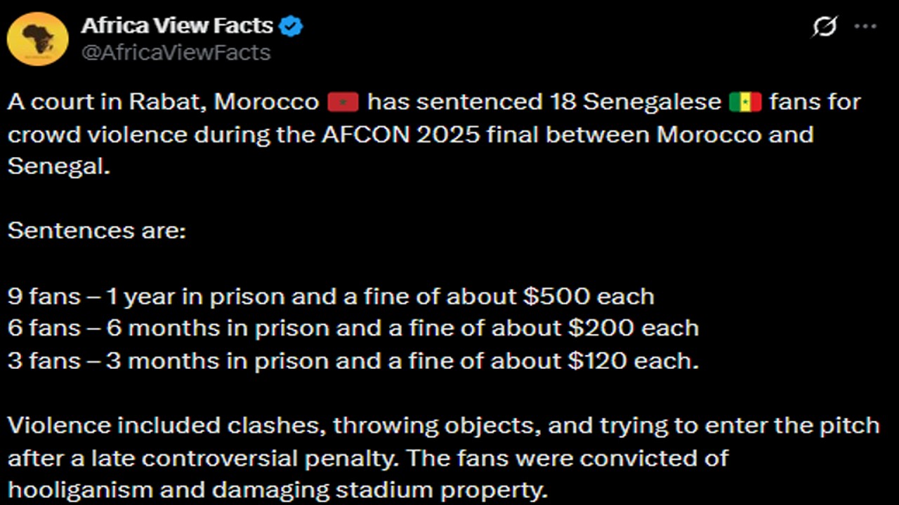 AFCON Nonsense Never Ends