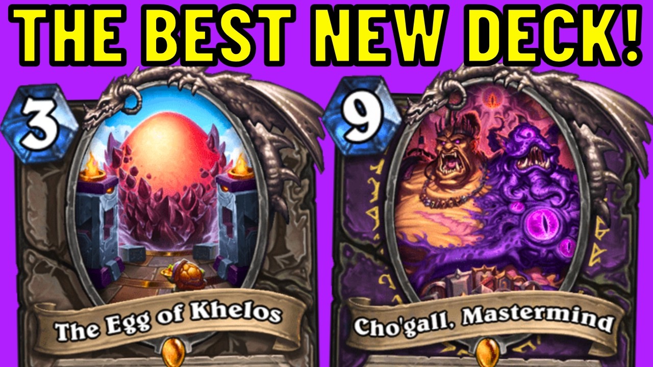 The BEST Deck in Cataclysm??? Cho'gall Egg Warlock!