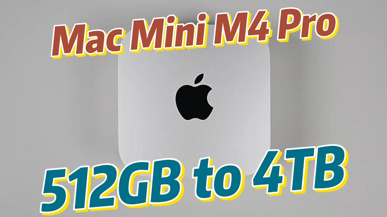 upgrade Mac Mini M4 Pro from 512GB to 4TB SSD storage capacity
