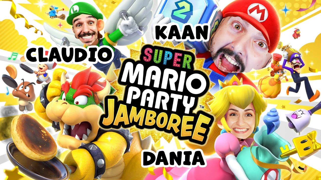 KAAN, DANIA & CLAUDIO spielen 1.Mal SUPER MARIO PARTY JAMBOREE!