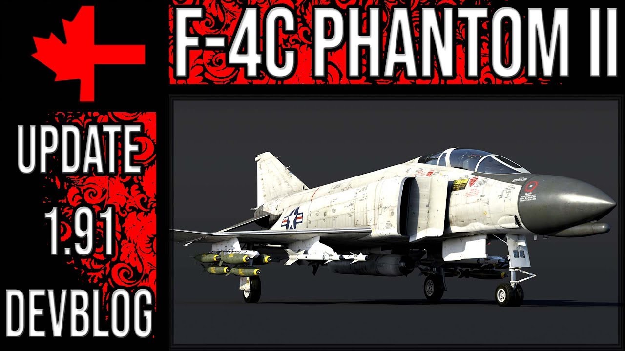 WAR THUNDER: THE MACH 2 PHANTOM IS HERE! F-4C Phantom II Gameplay & Weapon Loadouts (Update 1.91)
