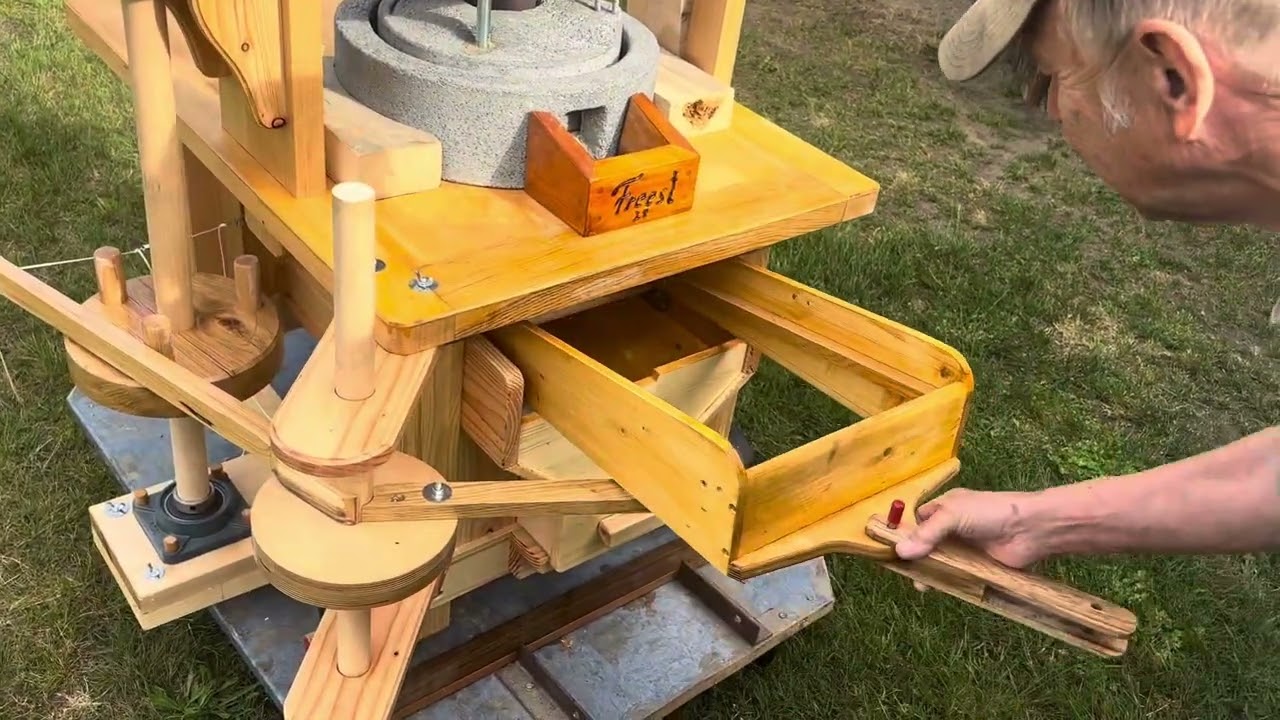 Bau einer kombinierten Getriebemühle