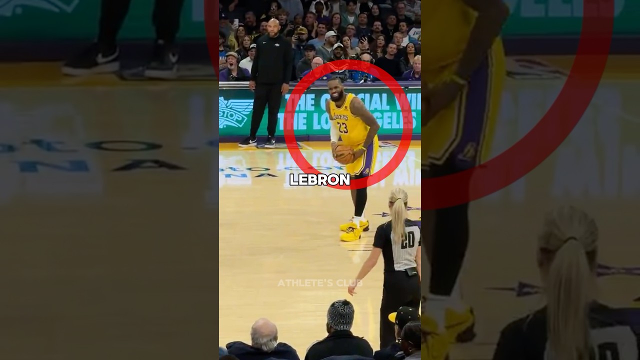 Why was LeBron Angry here? (via: LADEig/X) #shorts #nba #basketball
