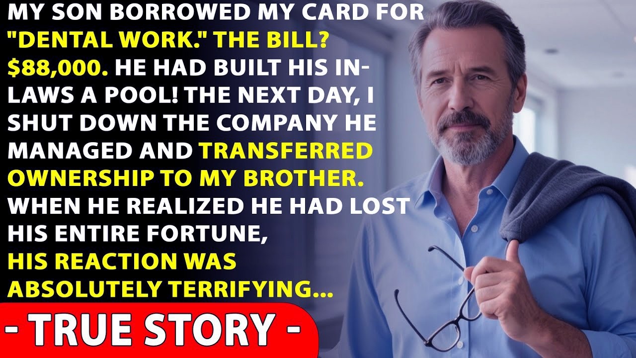 My Son Asked For My Card For Dental Work But What He Did Destroyed Me. Then... True Story