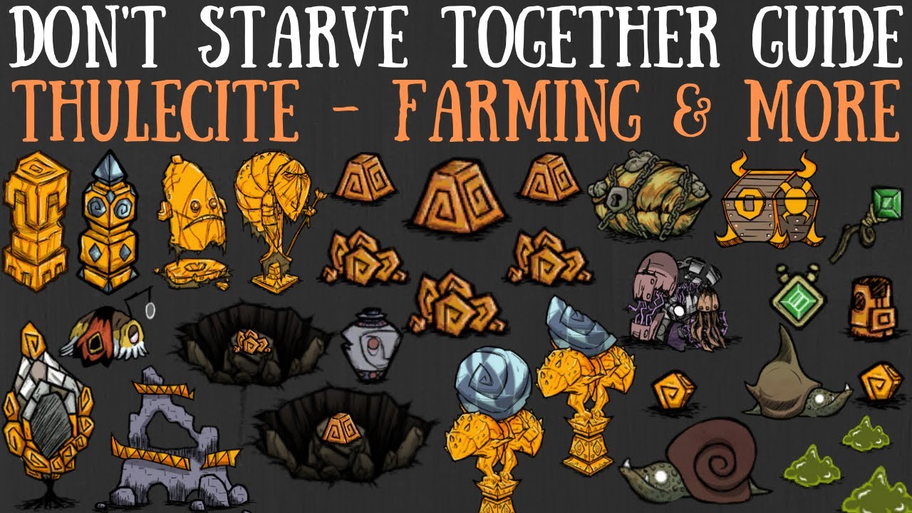Don't Starve Together Guide: Thulecite - Sources, Uses, Fragments & More - THULECITE FARMING TOO!