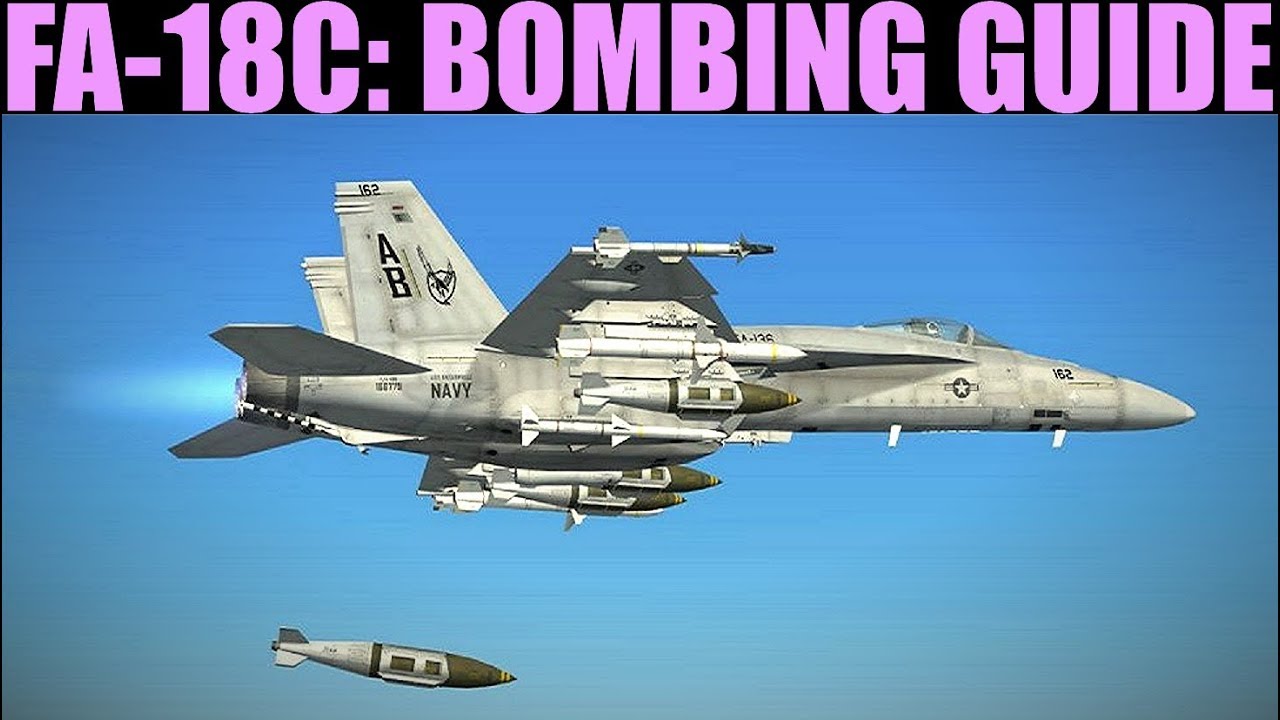 FA-18C Hornet: Learning CCIP, Auto & Manual Bombing | DCS WORLD