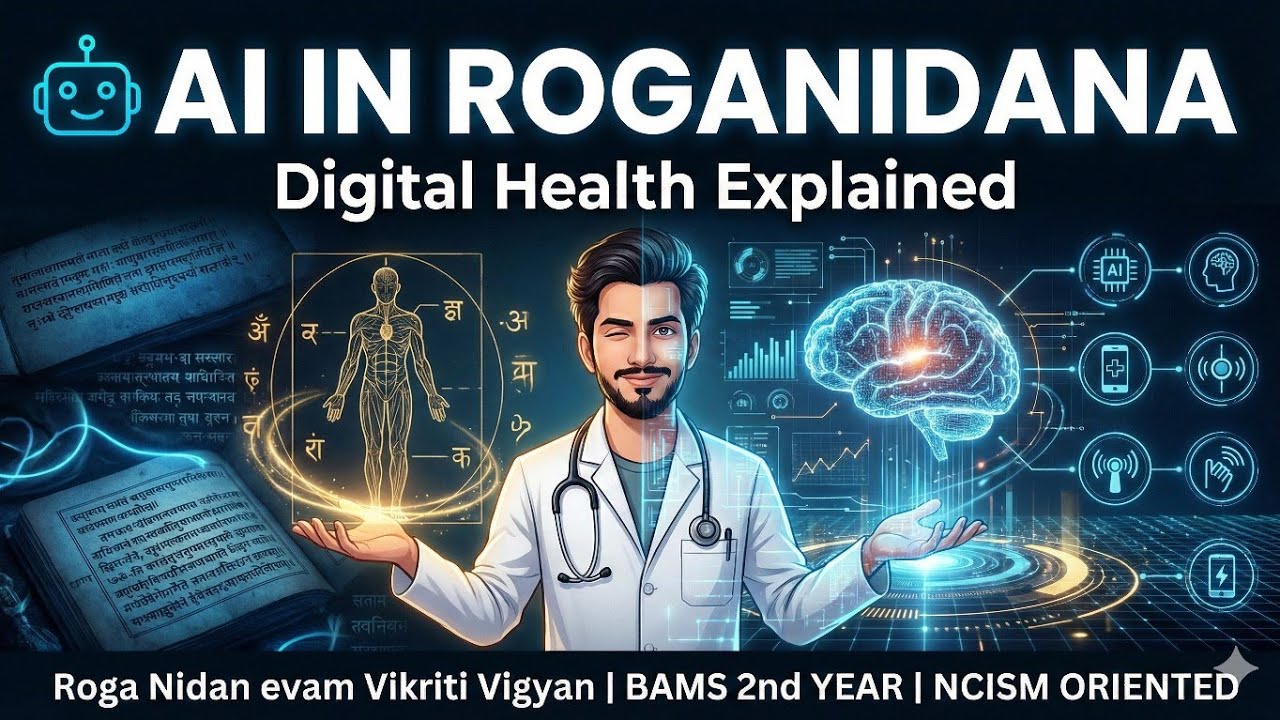 Digital Health & AI in Roganidana 🤖 | Future of Diagnosis | BAMS 2nd Year NCISM | SauryaBAMS