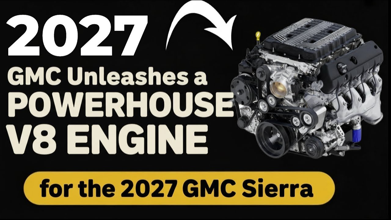 GMC представляет мощный двигатель V8 для GMC Sierra 2027 года