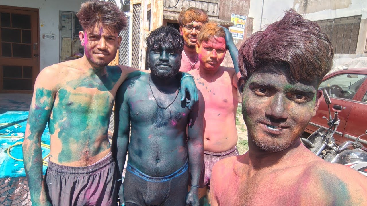 Holi vlog 2026 😊.. Vishnu ko ye kya bana Diya 😲