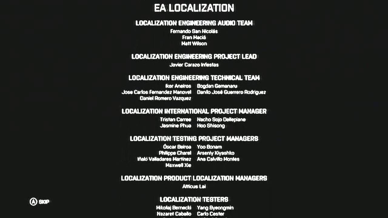Battlefield 4 Campaign End Credits