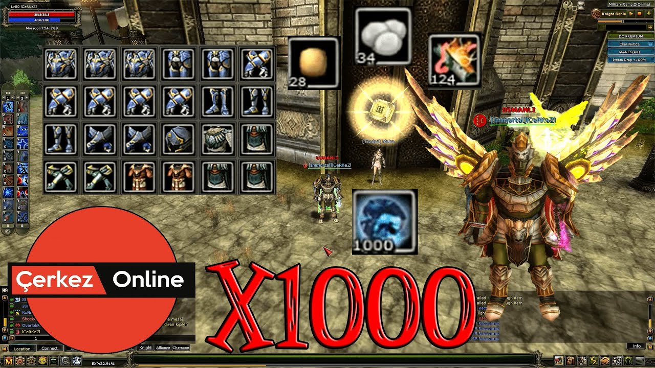 Knight Online 1000 Tane Abyss Gem Dropları