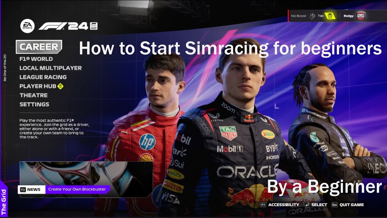 How to start Sim Racing made by a beginner