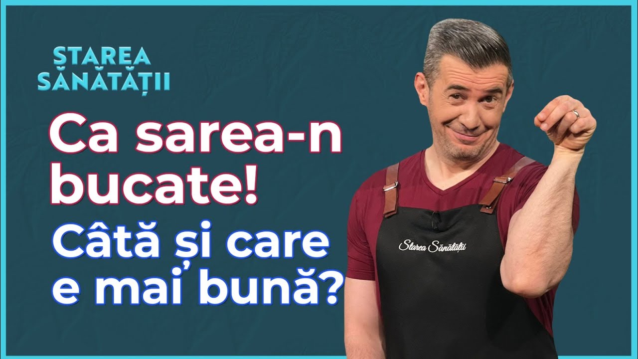 Tipuri de sare: albă, neagră, roz, Kosher, Himalaya, celtică, iodată, neiodată. Starea Sănătății #61