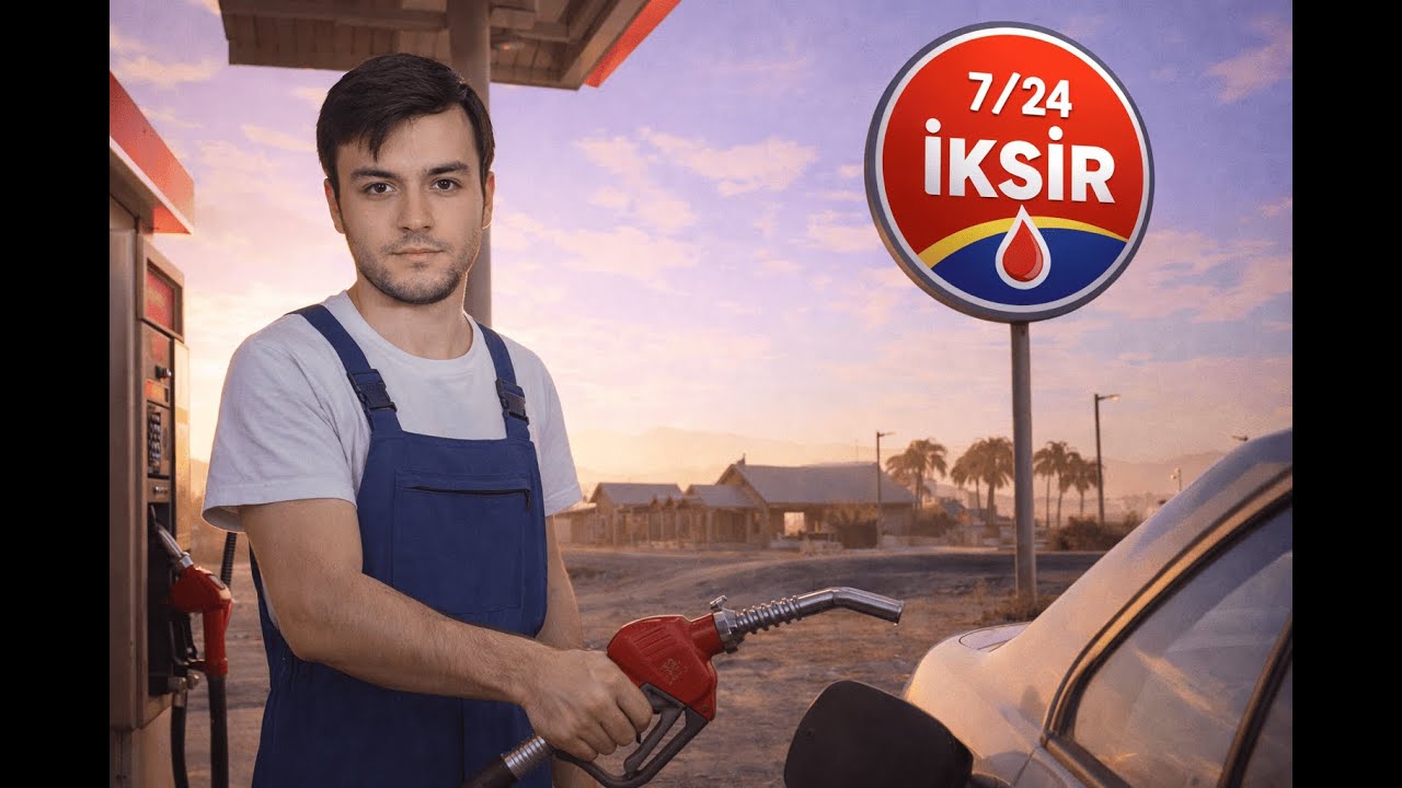 Çölün içinde amcamızın dolandırdığı benzinliğimizi açıyoruz. Gas Station Simulator Bölüm 1
