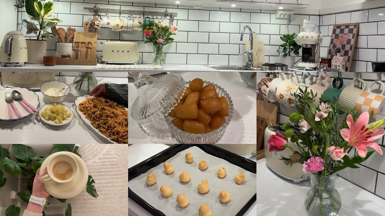 Ramadan day 4/ Slow time in my kitchen/ Baking & Cooking for Suhoor/ Cozy night at home/ Silent vlog