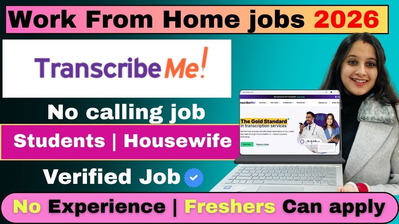 work from home jobs 2026  | Online jobs at home