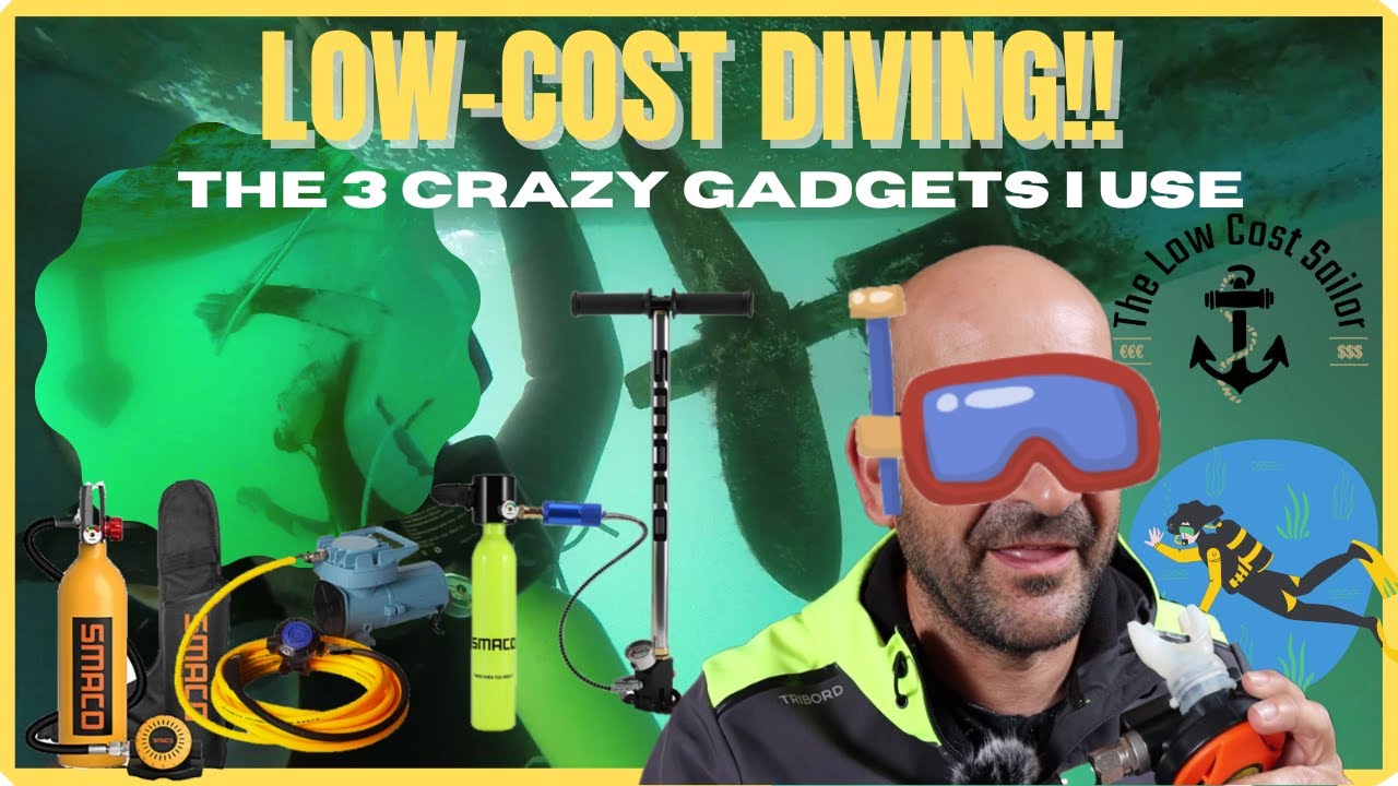 EP16 - LOW COST DIVING equipment, comparative and INVENTIONS, for cleaning & maintenance of the boat