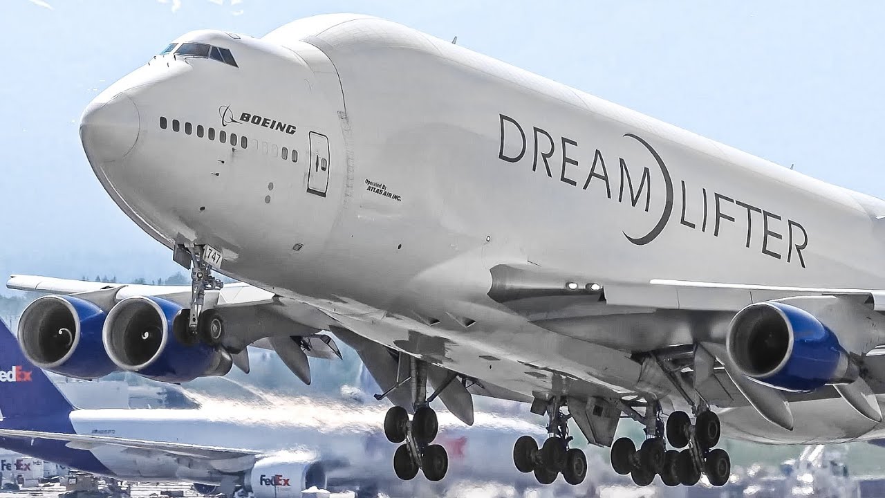 20 BOEING 747 LANDINGS and TAKEOFFS ONLY | Anchorage Airport Plane Spotting [ANC/PANC]