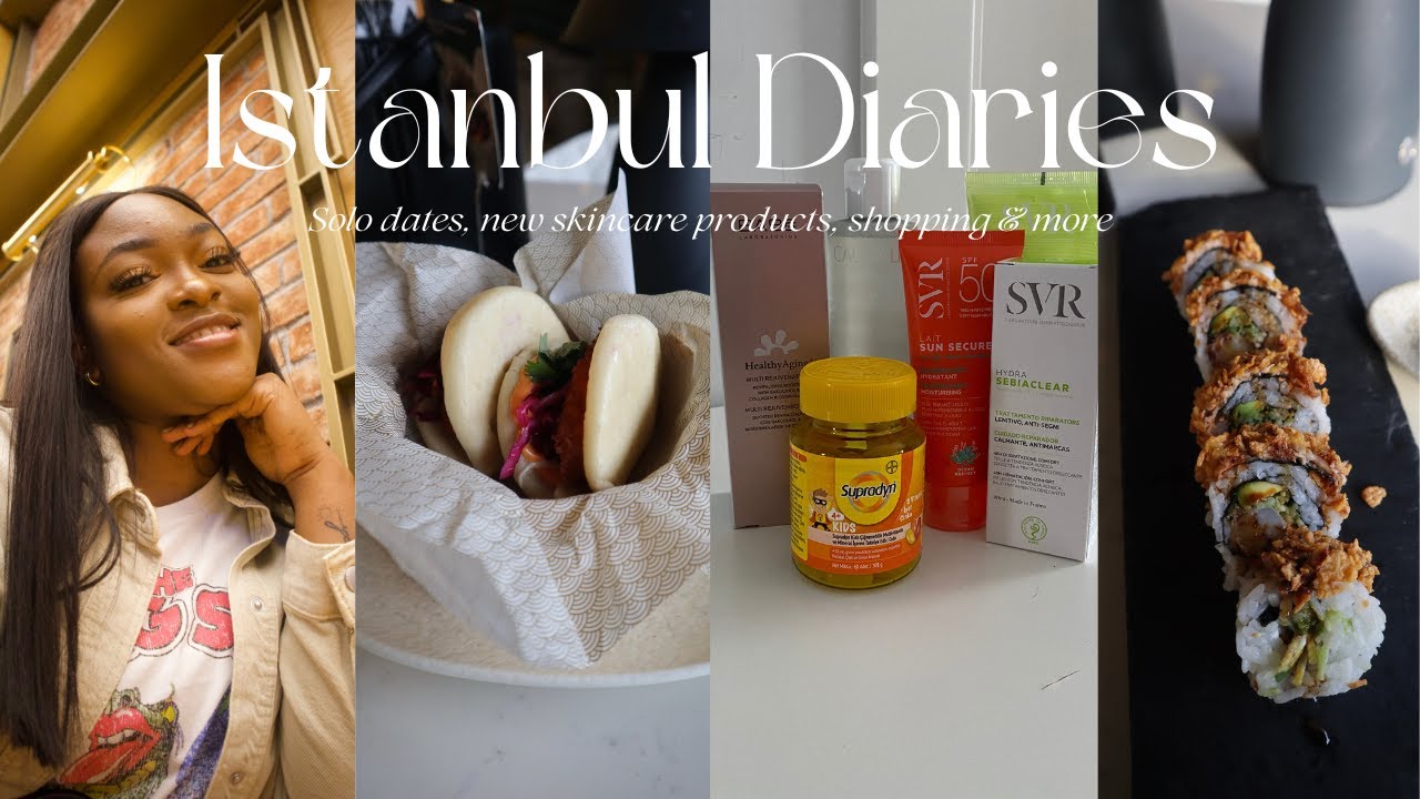 LIVING IN ISTANBUL #7 | SOLO SUSHI DATE, NEW SKINCARE PRODUCTS, CATCH-UP CHATS  ETC #istanbulvlog