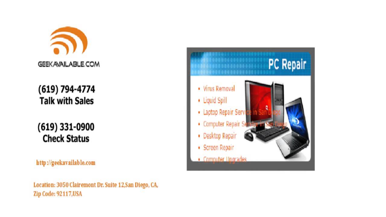 Laptop and Computer Repair Center in San Diego