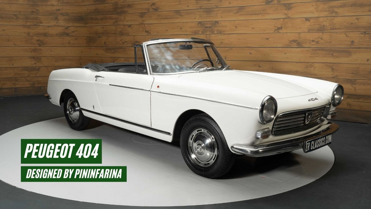 Peugeot 404 Cabriolet | Very Good Condition | 1966 -VIDEO- www.ERclassics.com
