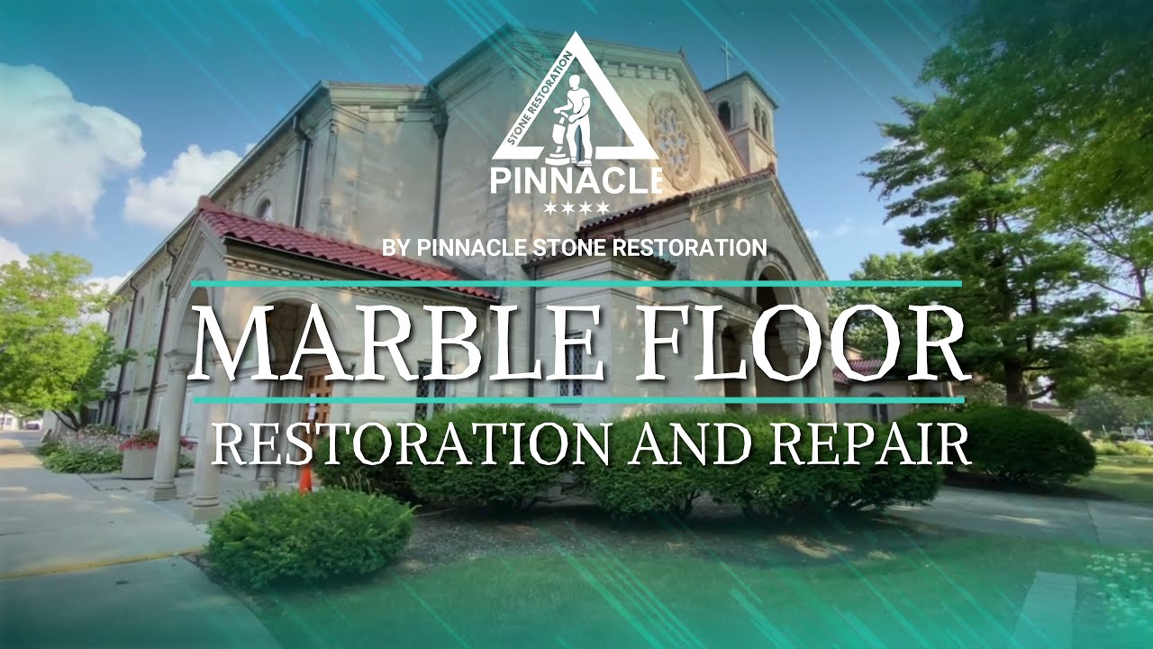 Church altar marble floor restoration and repair (lippage removal, polishing, vitrification, repair)