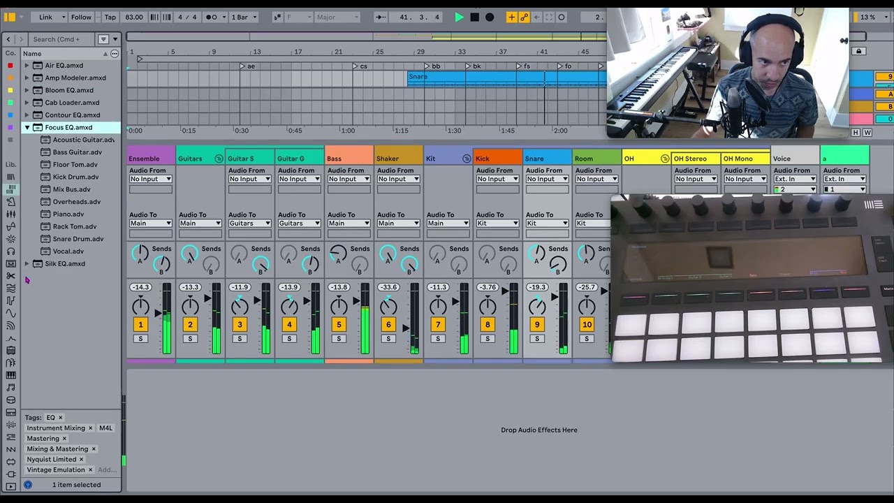 Studio EQs &mdash; New Ableton Live Pack