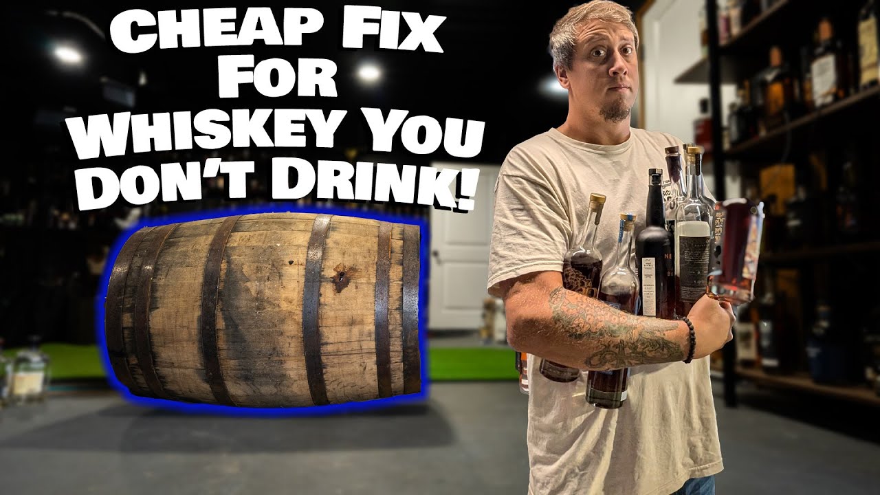 What To Do With Whiskey You Won't Drink Again! Infinity Barrels at Home!