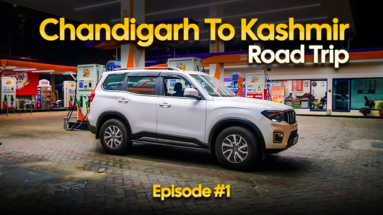 Chandigarh to Kashmir Road Trip Day 1 🚗 | 12 Hours Non-Stop Drive 😱 (Crazy Journey!)