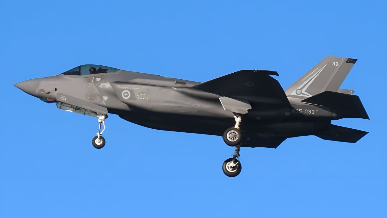 Spectacular F-35A Lightning at Pacific Airshow Gold Coast!