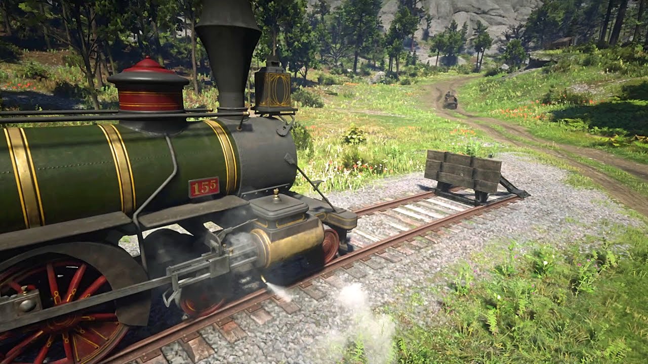 RDR2 - So that's what happens if the train goes beyond the dead end