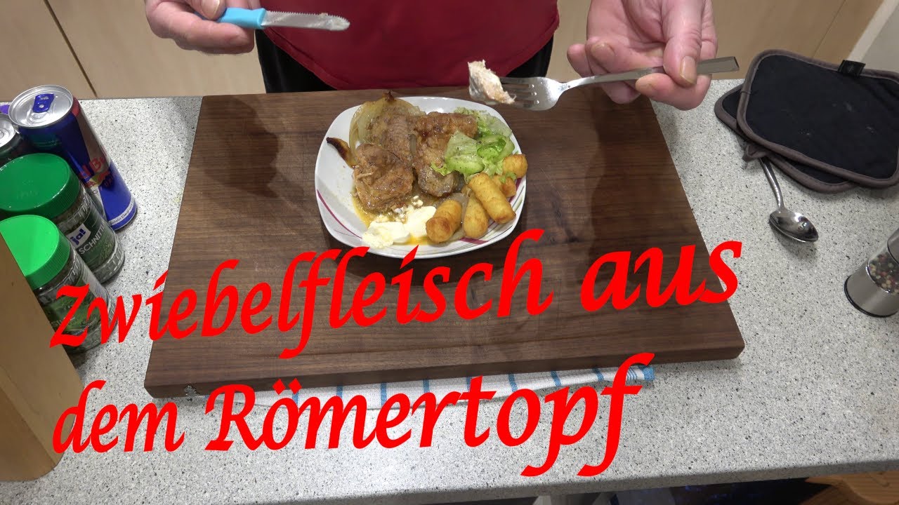 Zwiebelfleisch aus dem Römertopf - Der Grilljunky 687