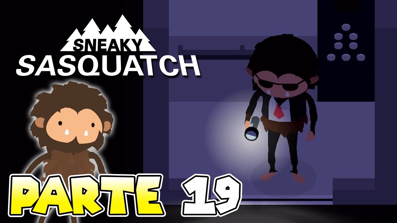 ¡PIE GRANDE SE QUEDA ATRAPADO EN EL ASCENSOR! | PARTE #19 | SNEAKY SASQUATCH
