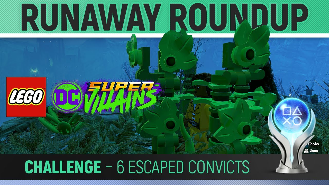LEGO DC Super-Villains - Runaway Roundup - Challenge 🏆 All 6 Escaped Convict Locations Guide