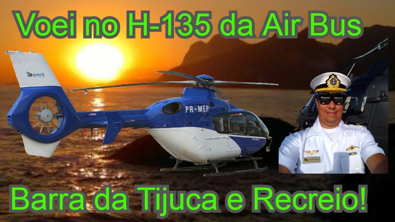Voei no EC-135 decolando do Aeroporto de JPA: Barra e Recreio visto de cima!