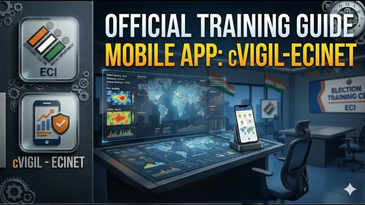 cVIGIL -ECINET mobile application -Training | ECI Assembly Election 2026