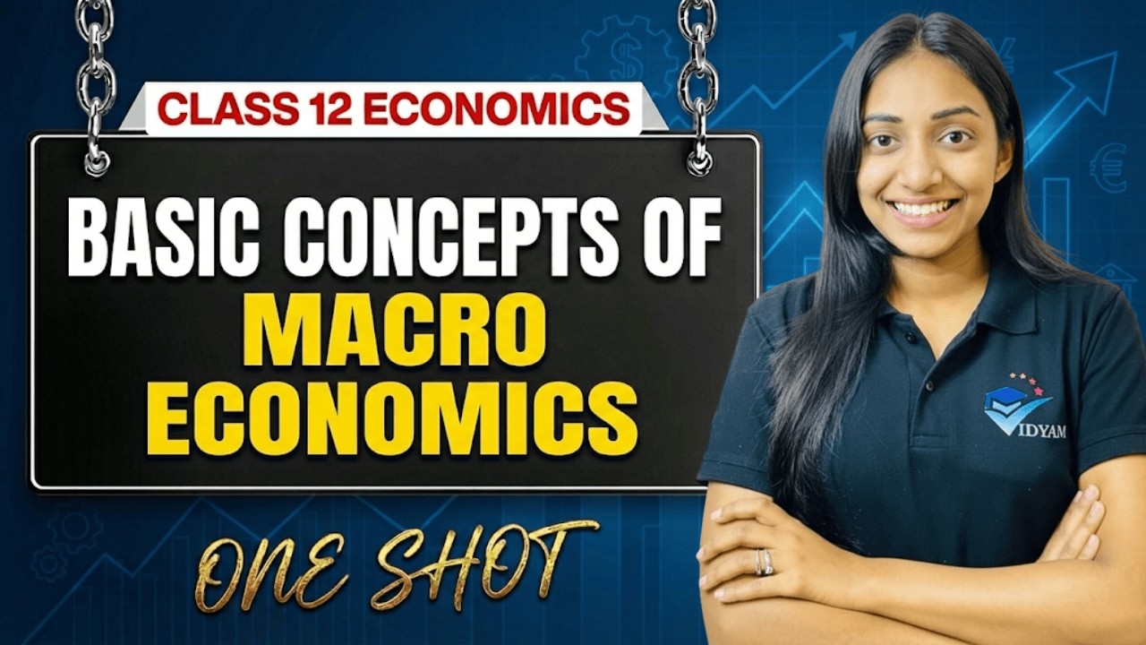 BASIC CONCEPTS OF MACROECONOMICS ONE SHOT | CH-2 12 MACRO |