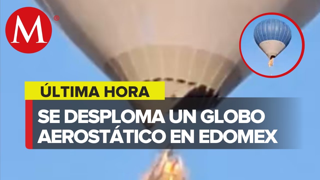 Globo aerostático se incendia en Teotihuacán; reportan al menos dos muertos
