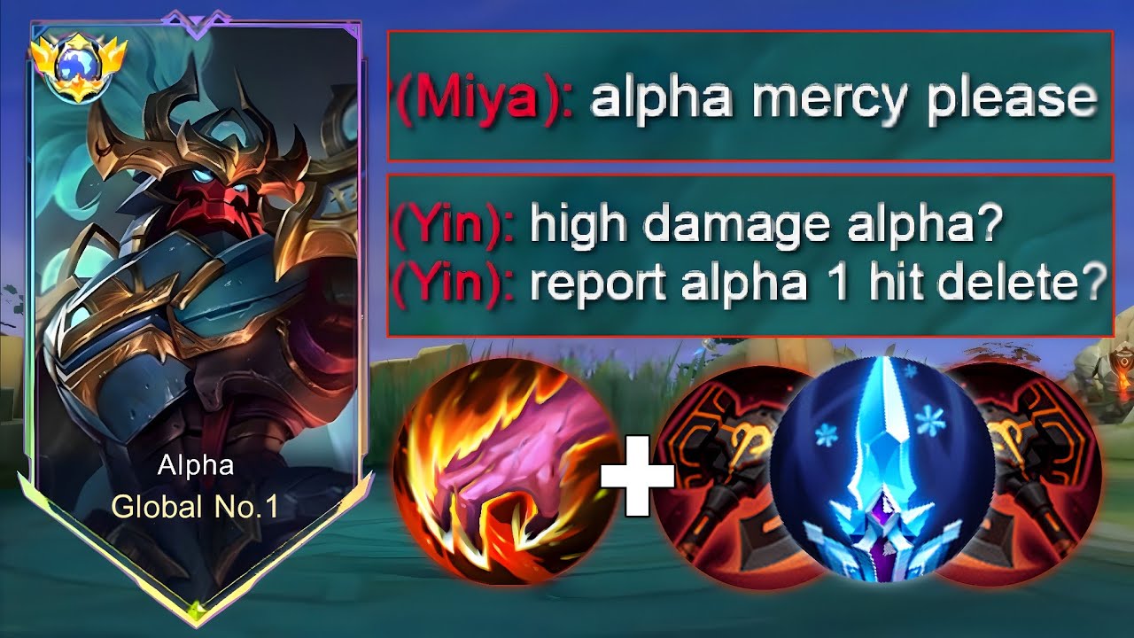 ALPHA JUNGLE IN SOLO RANKED GAME!!? MY LAST MATCH BEFORE MYTHICAL GLORY - Mobile Legends