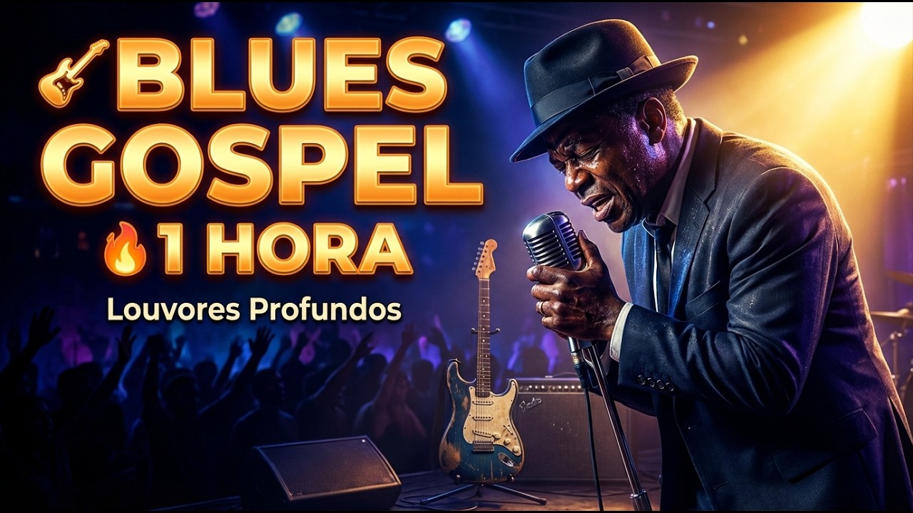 1 Hora de Louvores Blues Gospel | Adoração Profunda que Toca a Alma e Fortalece a Fé