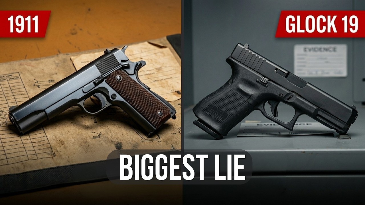 Glock 19 vs 1911: The Biggest Lie in Handguns