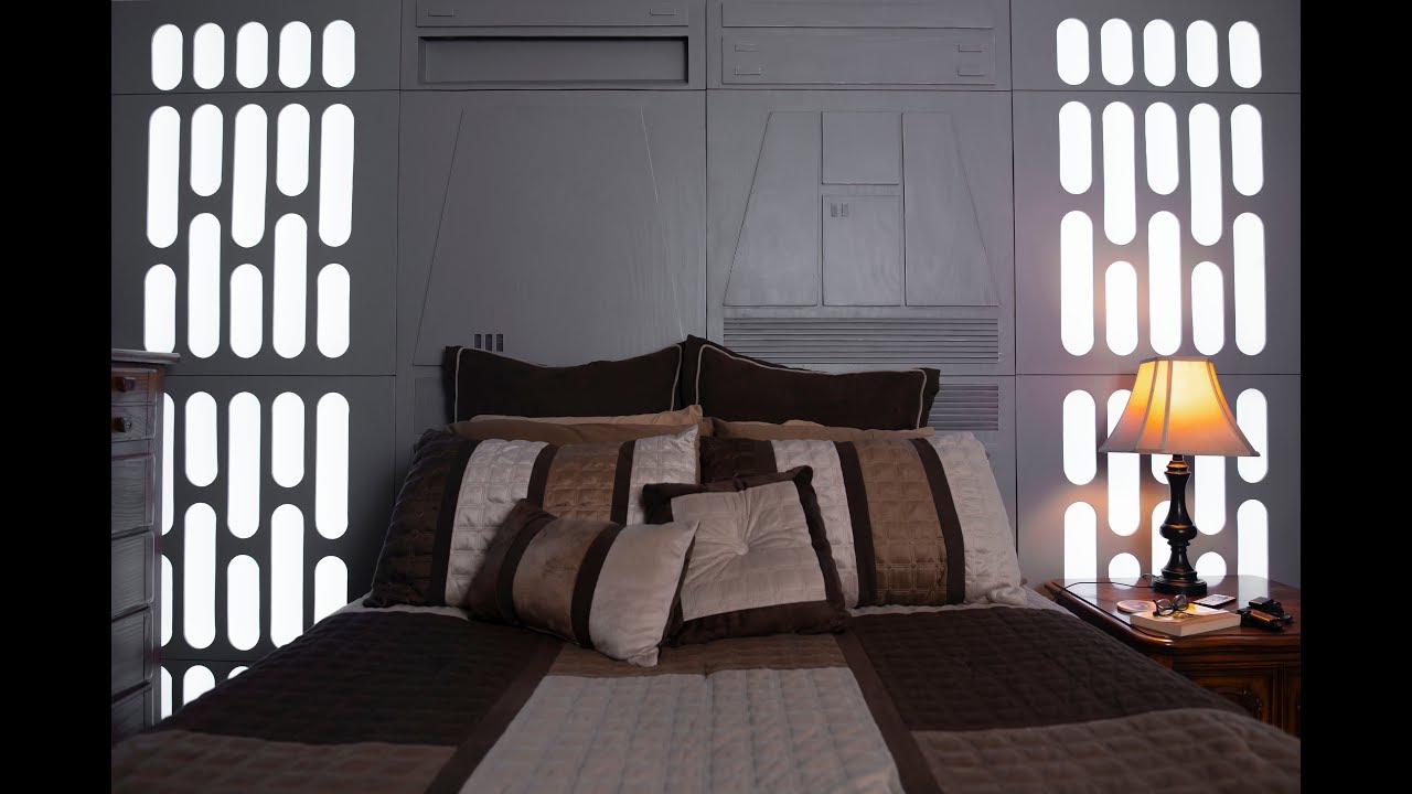 Star Wars Death Star Wall Build for Bedroom or Office DIY - Cut Version