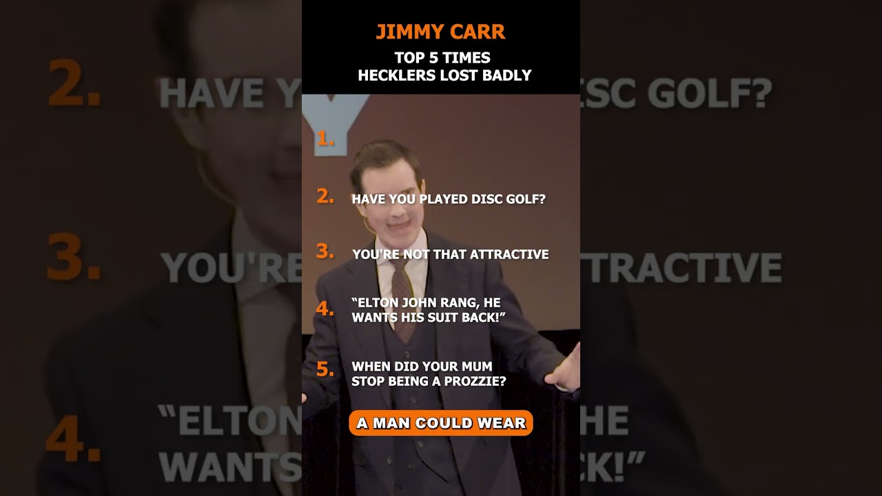 When heckles backfire... #jimmycarr #hecklers #heckles #crowdwork #standupcomedy