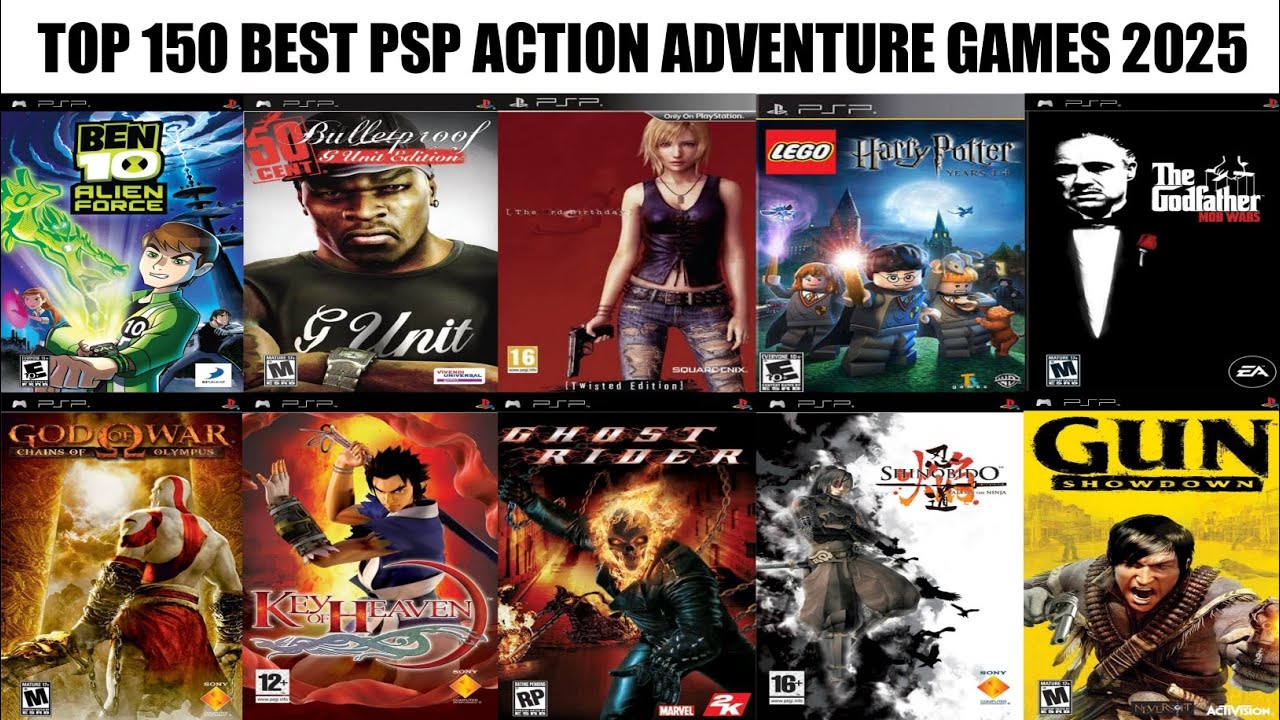 Top 150 Game PSP Action Adventure Terbaik 2025 Versi Game Box2002 | Game PSP Terbaik